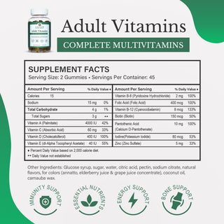 Halal Adult Immunity Booster Bundle – Multivitamin, Vitamin C, and Fish Oil - By Baano