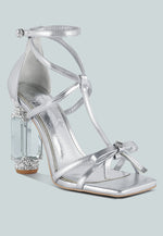 Affluence Jeweled High Heel Sandals