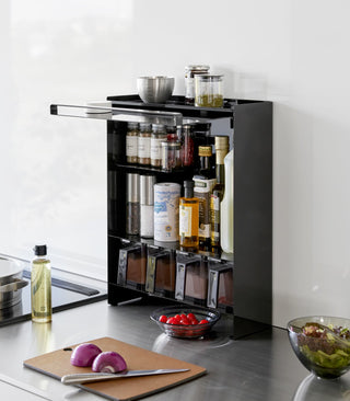 Concealable Spice Rack - Steel - By Baano