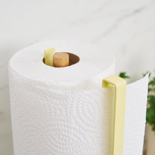 Paper Towel Holder - Steel + Wood - By Baano