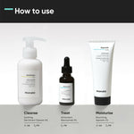 Minimalist Sensitive Skincare Kit - Face Wash, Serum & Moisturizer