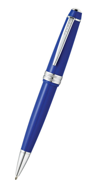 Bailey Light™ Polished Blue Resin Ballpoint Pen - By Baano