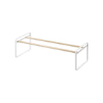 Stackable Shoe Rack (7" H)  - Steel + Wood - By Baano