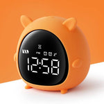 Alarm Clock Kids Child Children Sleep Bedside Alarm Clock Digital Wake Up Children's Alarm Clocks for Girls Boys Bedroom Temperature Snooze Timer Clock for Bedroom/Table/Desk Stevvex