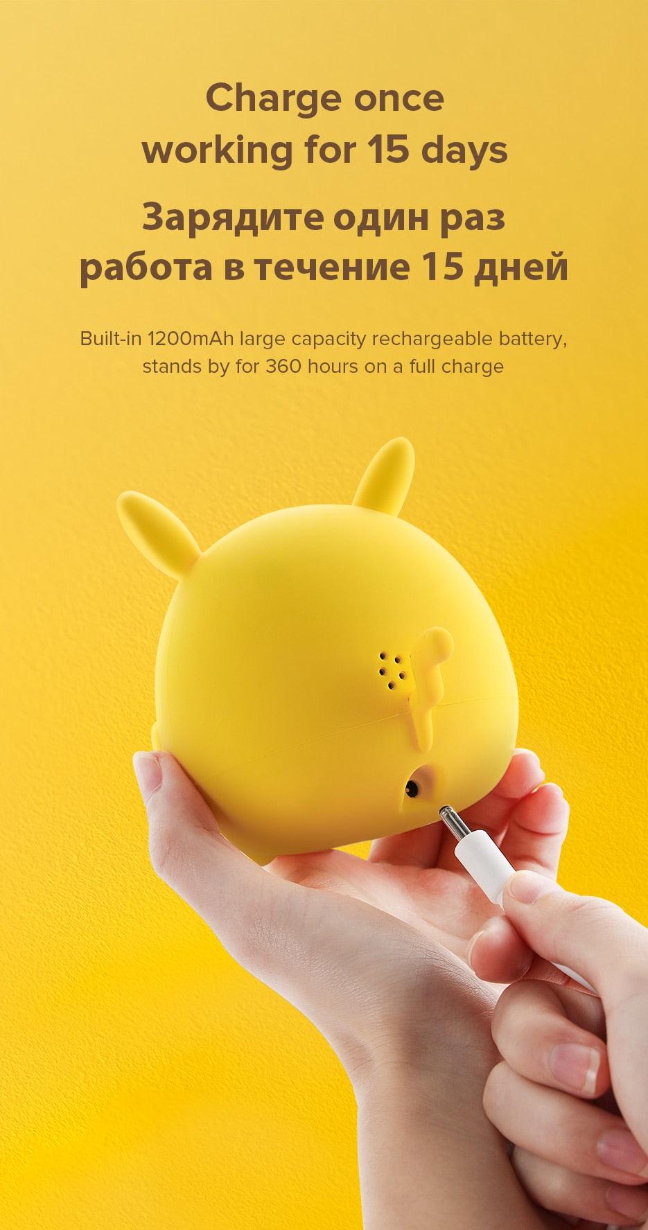 Alarm Clock Kids Child Children Sleep Bedside Alarm Clock Digital Wake Up Children's Alarm Clocks for Girls Boys Bedroom Temperature Snooze Timer Clock for Bedroom/Table/Desk Stevvex