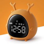 Alarm Clock Kids Child Children Sleep Bedside Alarm Clock Digital Wake Up Children's Alarm Clocks for Girls Boys Bedroom Temperature Snooze Timer Clock for Bedroom/Table/Desk Stevvex