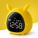 Alarm Clock Kids Child Children Sleep Bedside Alarm Clock Digital Wake Up Children's Alarm Clocks for Girls Boys Bedroom Temperature Snooze Timer Clock for Bedroom/Table/Desk Stevvex