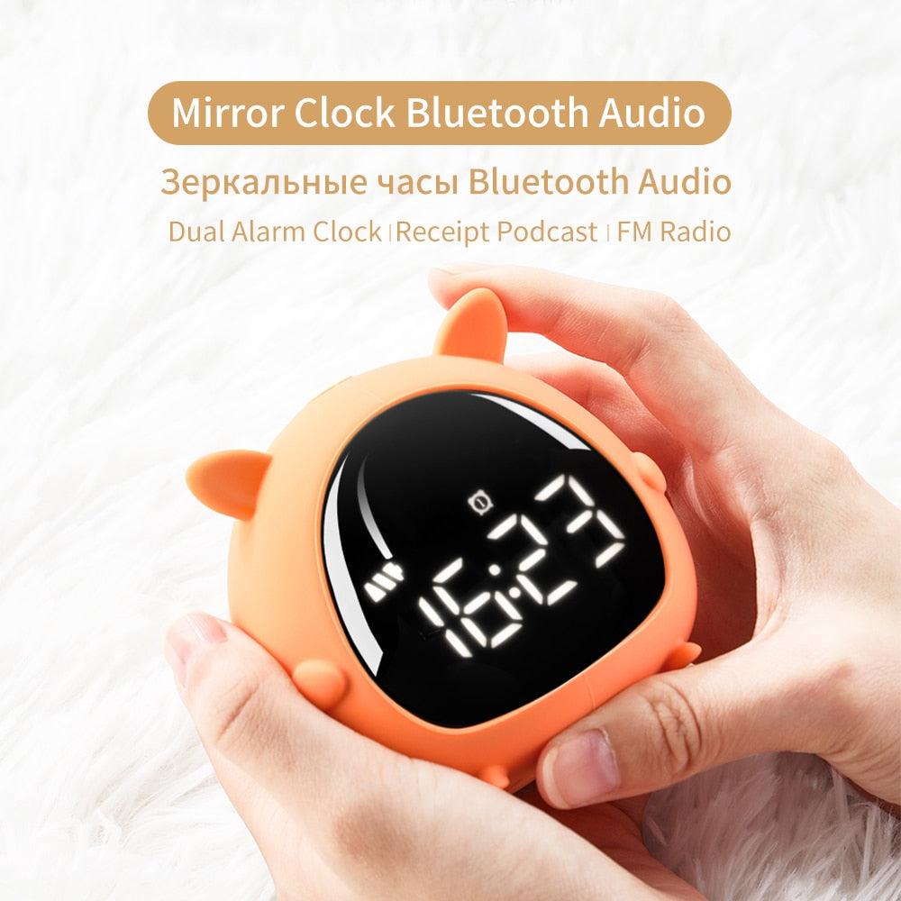 Alarm Clock Kids Child Children Sleep Bedside Alarm Clock Digital Wake Up Children's Alarm Clocks for Girls Boys Bedroom Temperature Snooze Timer Clock for Bedroom/Table/Desk Stevvex
