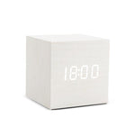 Alarm Clock LED Wooden Watch Digital Alarm Clock with Wooden Electronic LED Time Display 3 Alarm Settings Humidity & Temperature Detect Wood Made Electric Clocks Table Voice Control Digital Wood USB/AAA Powered Electronic Desktop Clocks Stevvex