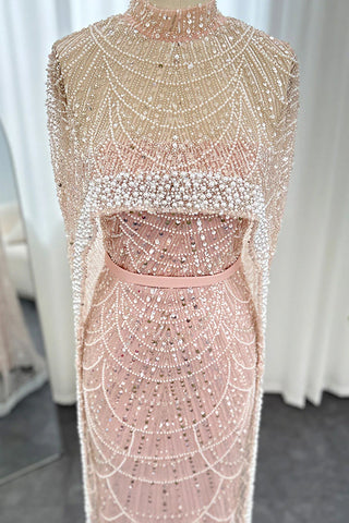 Alexandra Pearl Embellished Maxi Dress - By Baano