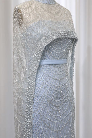 Alexandra Pearl Embellished Maxi Dress - By Baano