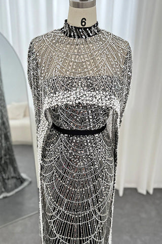 Alexandra Pearl Embellished Maxi Dress - By Baano