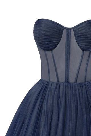 All For Love Strapless Tulle Midi Dress - By Baano