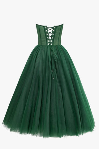 All For Love Strapless Tulle Midi Dress - By Baano