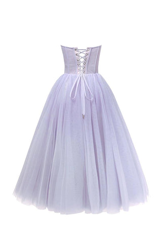 All For Love Strapless Tulle Midi Dress - By Baano