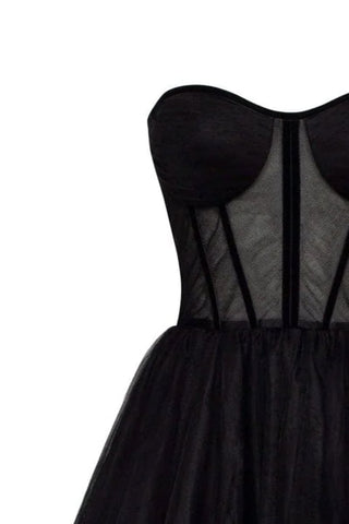 All For Love Strapless Tulle Midi Dress - By Baano