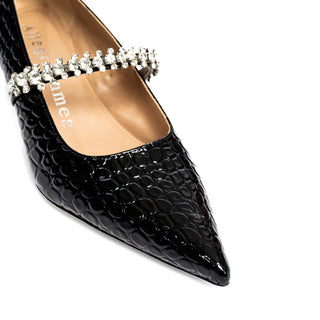 Antonella Embossed Leather Pump - By Baano