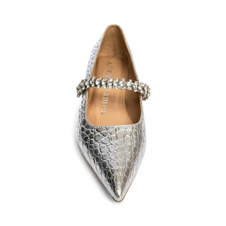 Antonella Embossed Leather Pump - By Baano