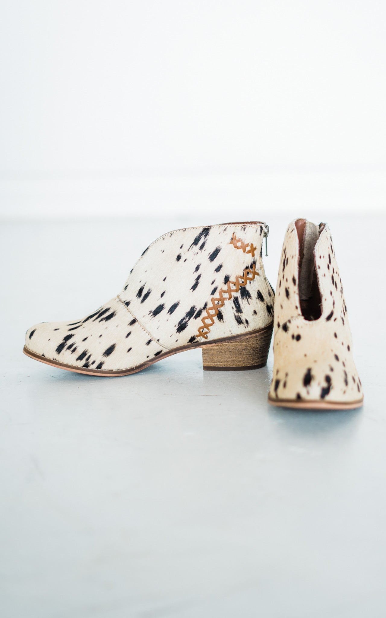 All Roads Bootie in Black and White Naughty Monkey