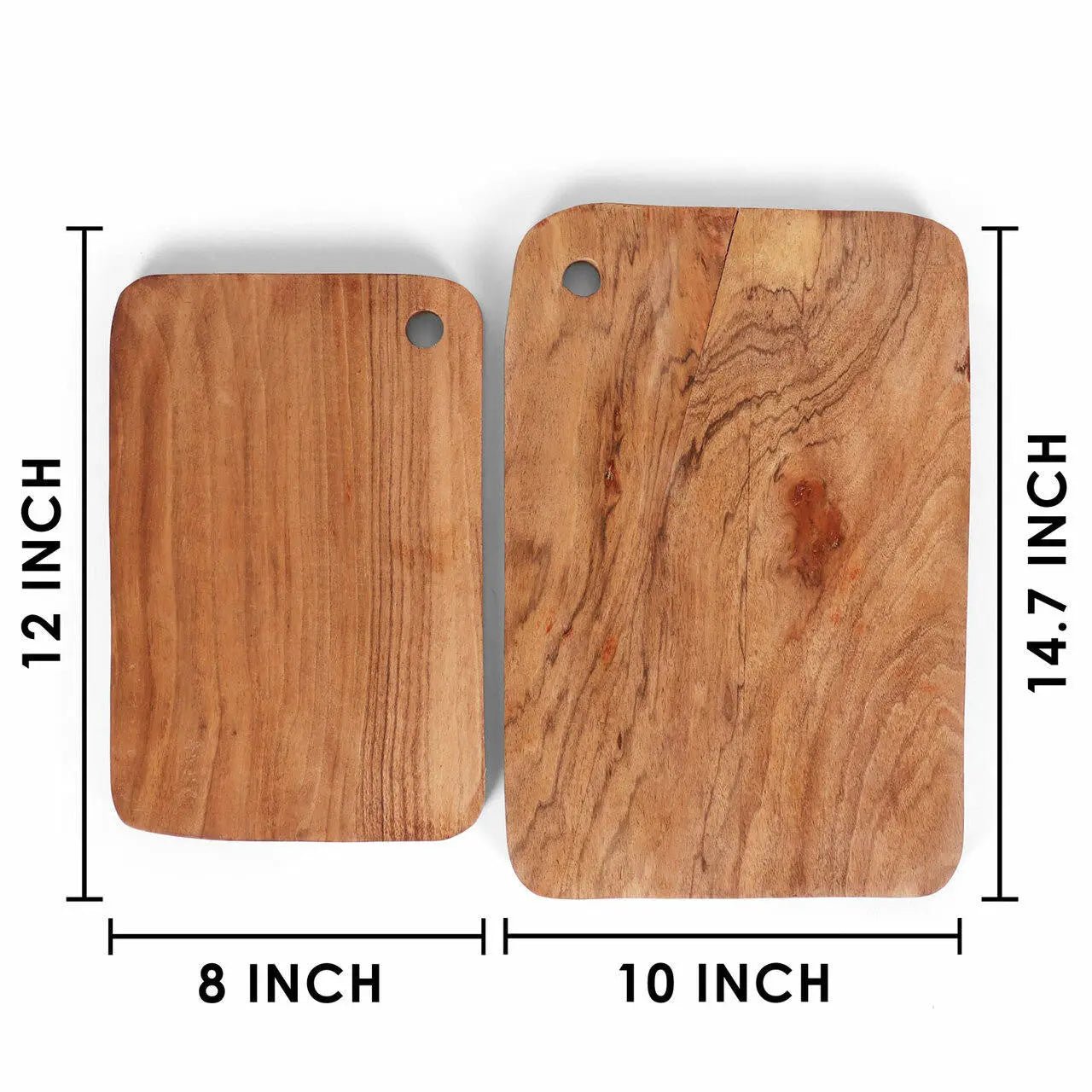 Alto Acacia Wood Cutting Boards (Set of 2) - By Baano