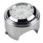 Aluminum Waterproof 22/25mm Motorcycle Handlebar Mount Dial Clock Motorcycle Handlebar Mount Clock Waterproof Handlebar Dial Clock Watch Quartz Clock Watch for Harley Motorcycle Accessories Stevvex