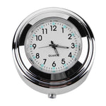 Aluminum Waterproof 22/25mm Motorcycle Handlebar Mount Dial Clock Motorcycle Handlebar Mount Clock Waterproof Handlebar Dial Clock Watch Quartz Clock Watch for Harley Motorcycle Accessories Stevvex