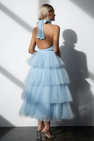 Always Be There Backless Tiered Maxi Dress - By Baano