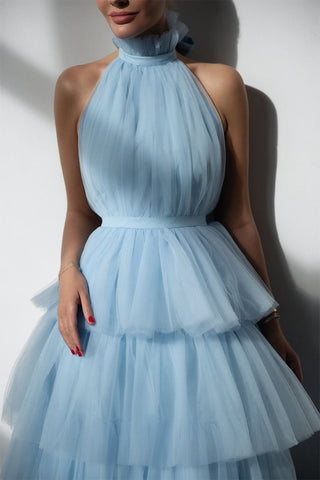 Always Be There Backless Tiered Maxi Dress - By Baano