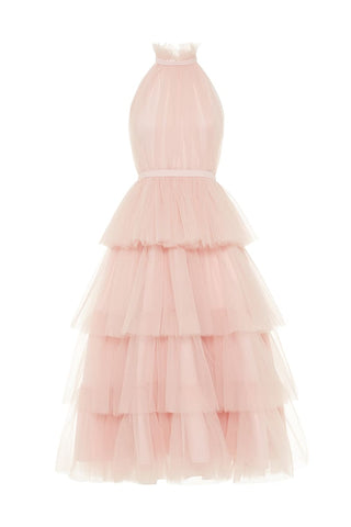 Always Be There Backless Tiered Maxi Dress - By Baano