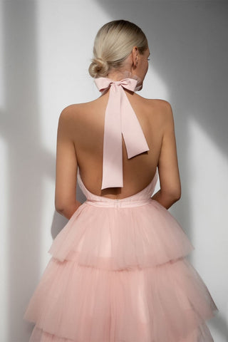 Always Be There Backless Tiered Maxi Dress - By Baano