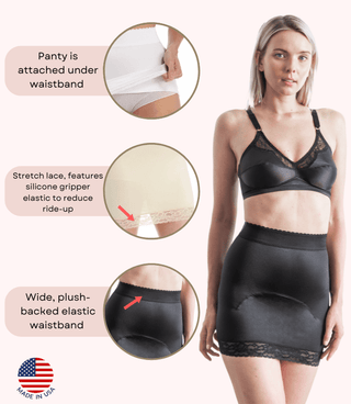 Style 107 | Half Slip Light Shaping | Full Inner Shaping Panty Rago Shapewear