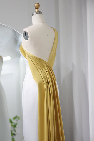 Ameena Beaded One-Shoulder Midi Dress - By Baano
