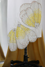 Ameena Beaded One-Shoulder Midi Dress - By Baano