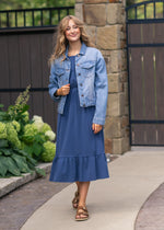 Amy Puff Sleeve Midi Dress Inherit Co.