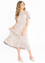 Amy Puff Sleeve Midi Dress Inherit Co.