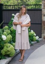 Amy Puff Sleeve Midi Dress Inherit Co.