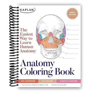 Anatomy Coloring Book: 10th Edition (Spiral Bound) - By Baano