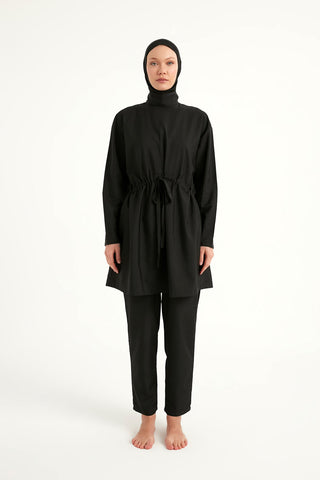 Andalus Full Coverage Burkini Set with Front Ruching A2502-1 - By Baano