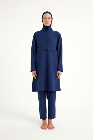 Andalus Navy Full Coverage Burkini Set for Women A2503-2 - By Baano