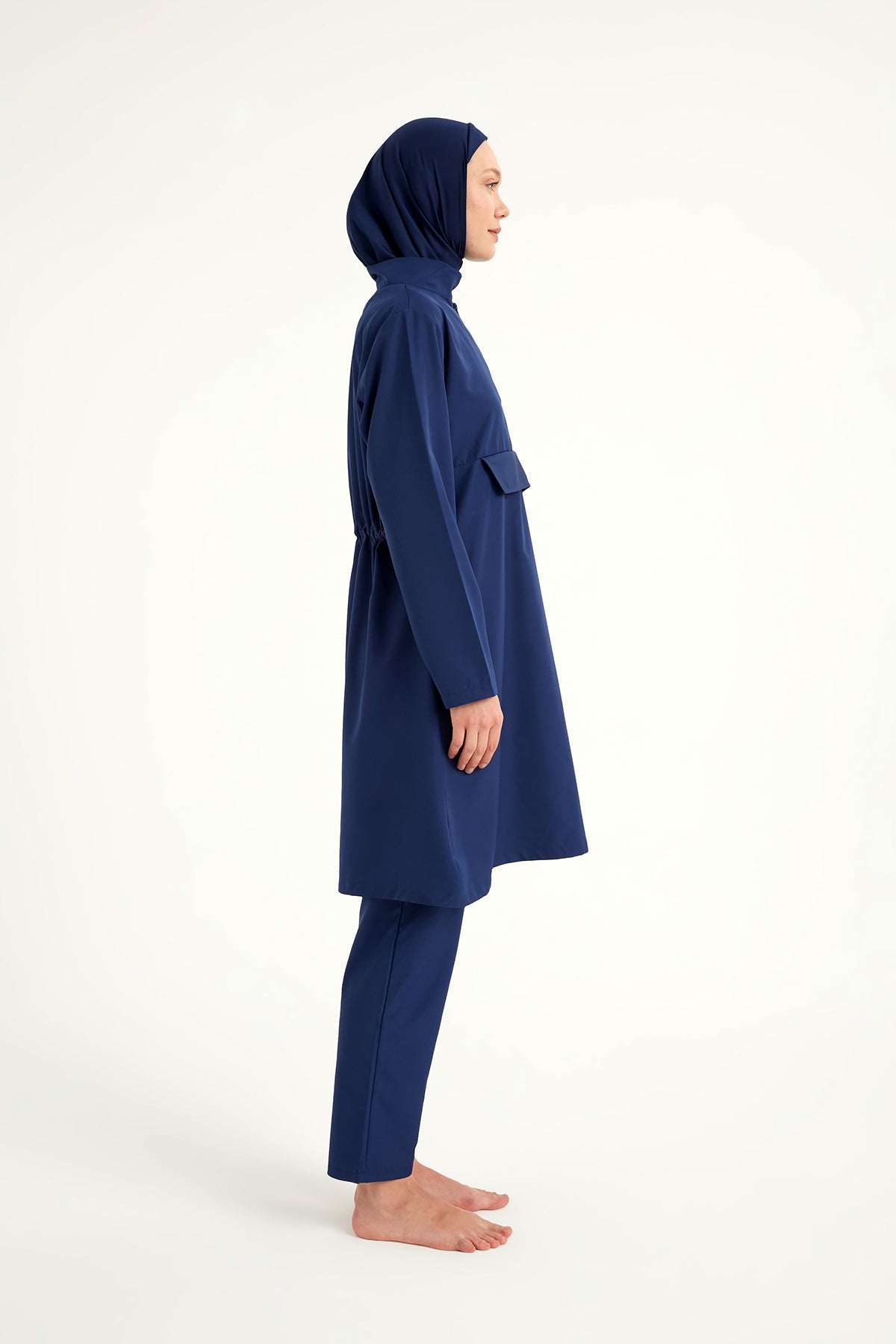 Andalus Navy Full Coverage Burkini Set for Women A2503-2 Marina Modest