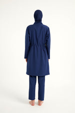 Andalus Navy Full Coverage Burkini Set for Women A2503-2 Marina Modest