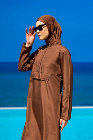 Andalus Black Full Coverage Burkini Set for A2503-3 - By Baano