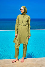 Andalus Black Full Coverage Burkini Set for Women A2503-5 Marina Modest