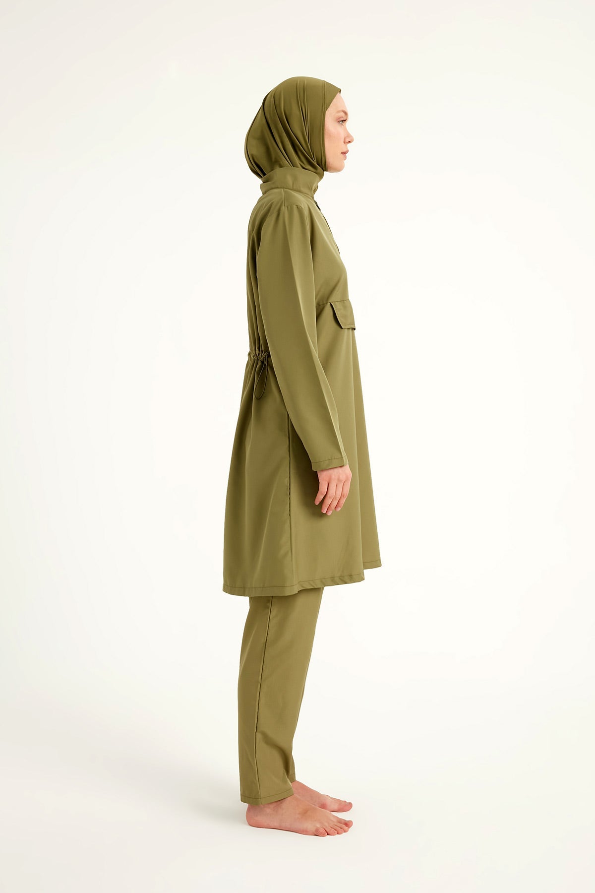 Andalus Black Full Coverage Burkini Set for Women A2503-5 Marina Modest