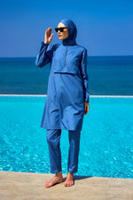 Andalus Indigo Full Coverage Burkini Set for Women A2503-6 Marina Modest