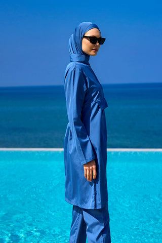 Andalus Indigo Full Coverage Burkini Set for Women A2503-6 - By Baano