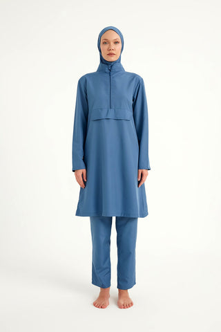 Andalus Indigo Full Coverage Burkini Set for Women A2503-6 - By Baano