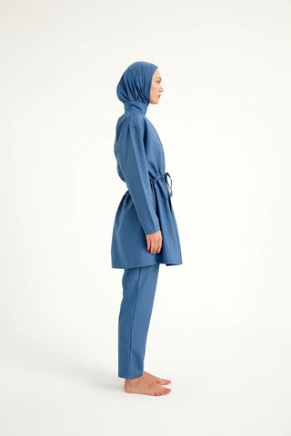 Andalus Full Coverage Burkini Set with Front Ruching A2502-6 - By Baano