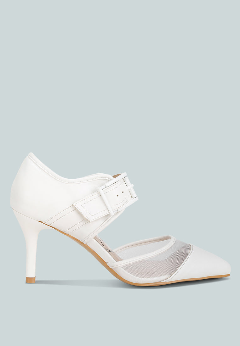 Aneri Buckle Detail Pump Sandals London Rag International