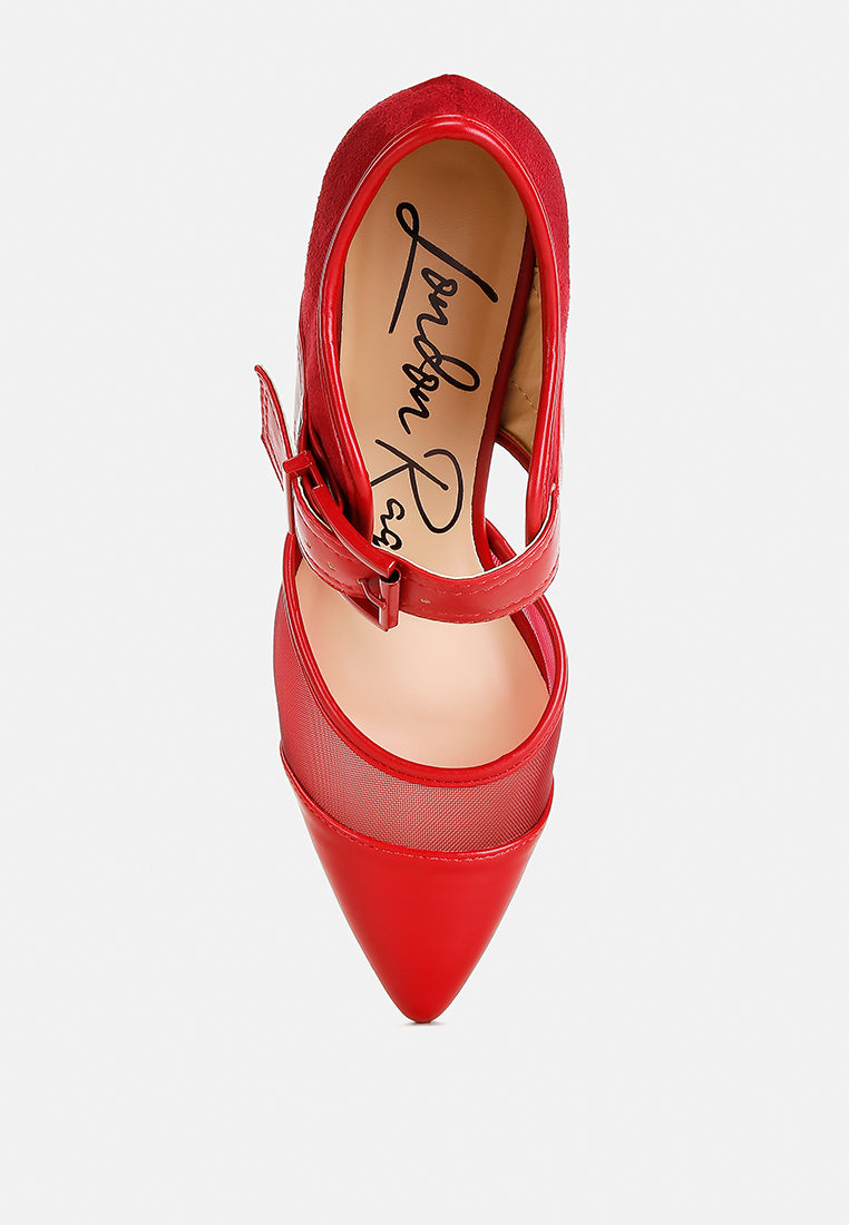 Aneri Buckle Detail Pump Sandals London Rag International